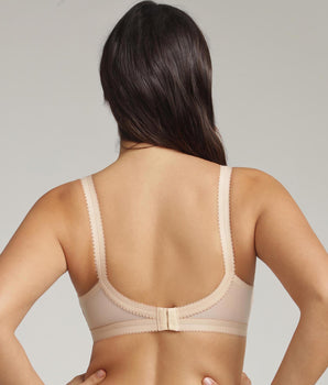 Non-wired bra in beige Cross Your Heart 165