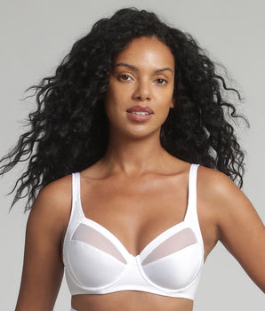 Full cup bra in white Perfect Silhouette