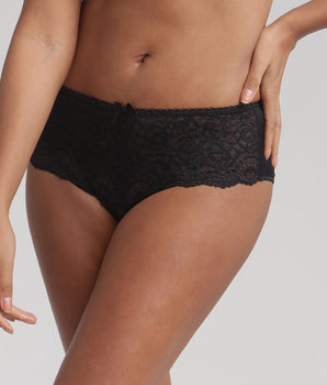 Midi knickers in black Flower Elegance