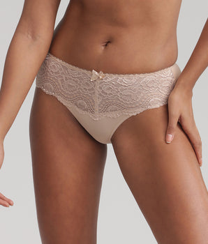 Midi knickers in beige Flower Elegance