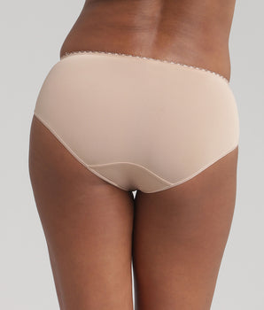 Midi knickers in beige Flower Elegance