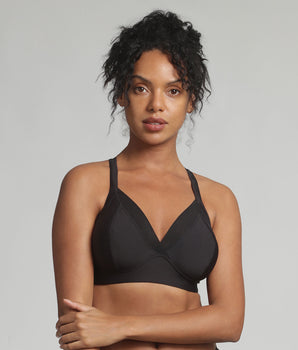 Non wired bra in black Feel Good Support