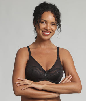 Underwired bra in black Secret Comfort