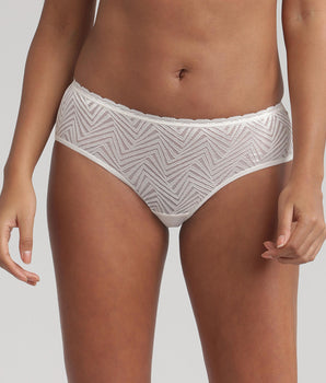 Midi knickers in ivory Ideal Posture