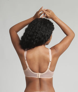 Underwired bra in beige Recycled Classic Lace Support