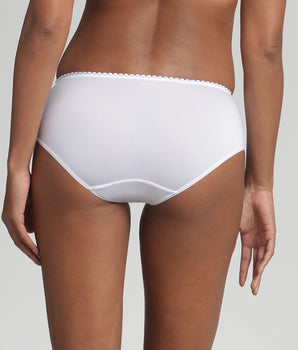 Midi knickers in white Flower Elegance Recycled