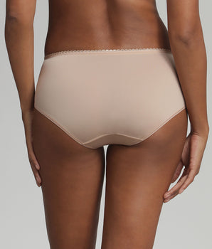 Midi knickers in beige Flower Elegance Recycled