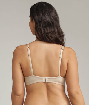 Full cup bra with removable underwires in light brown 24h Absolute Soft