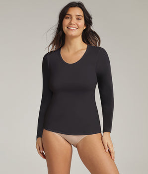 Long-sleeved t-shirt in black Thermal Tech