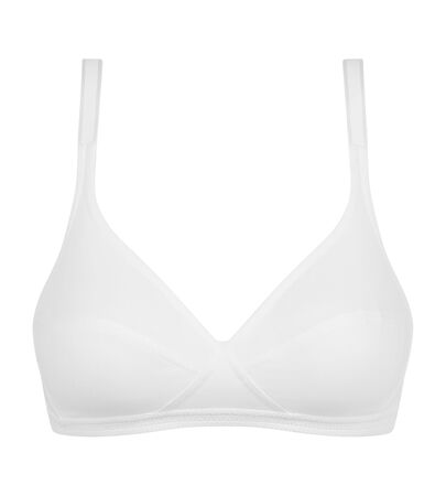 Cotton Padded Non Wired Printed Teen Bra in White – bare essentials