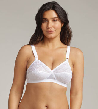 Non-wired bra in white Cross Your Heart 165, , PLAYTEX