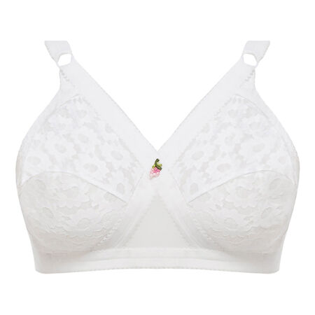 Non-wired Bra in White – Cross Your Heart 152