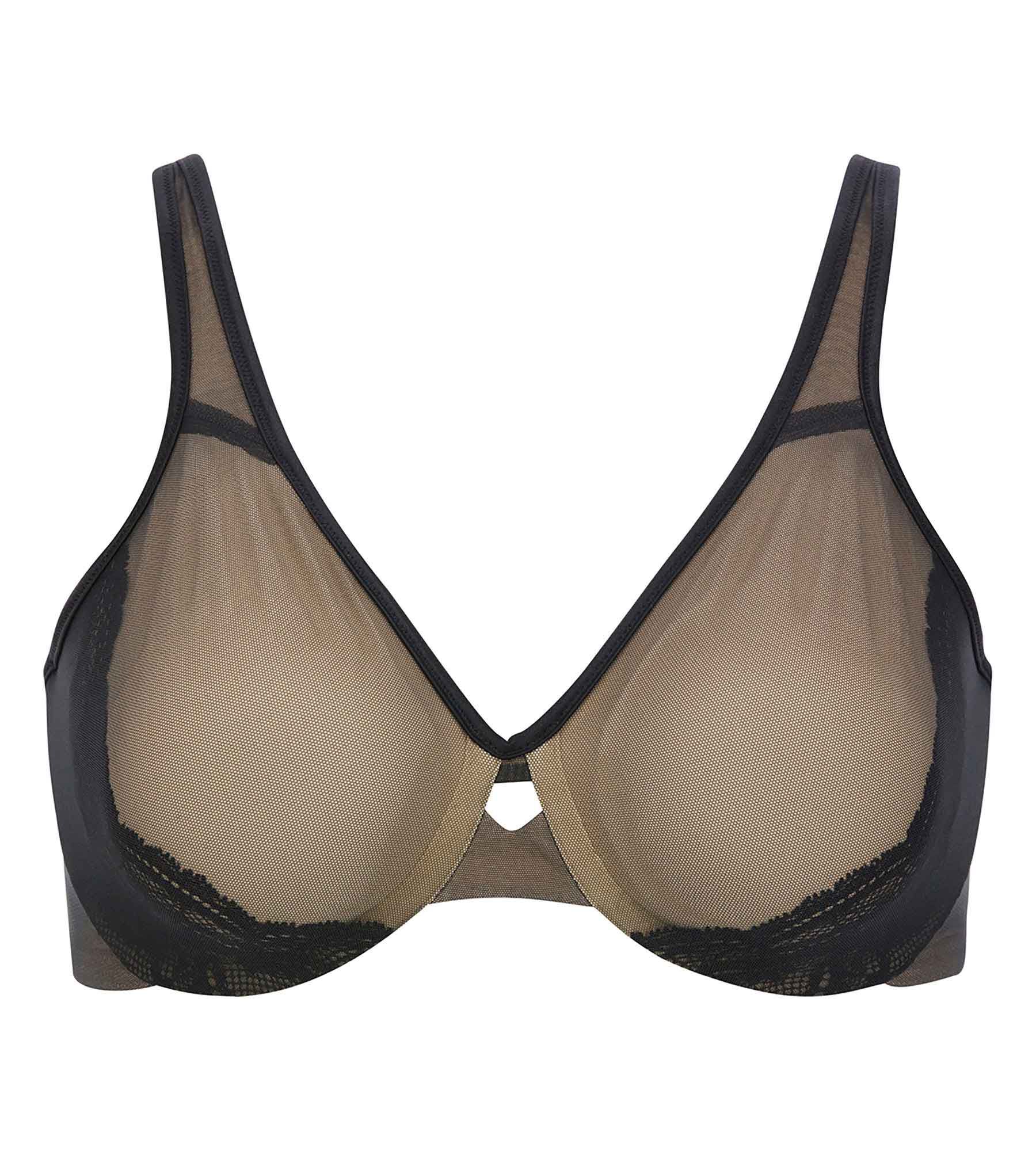 Minimiser bra in black Expert In Silhouette