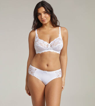 Non Wired Bra in White Lace Essential Elegance, , PLAYTEX