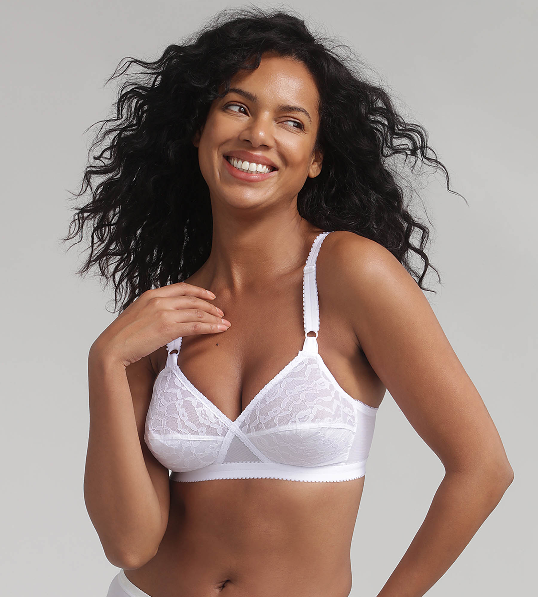 Pack of 2 non wired bras - Classic Cotton Support