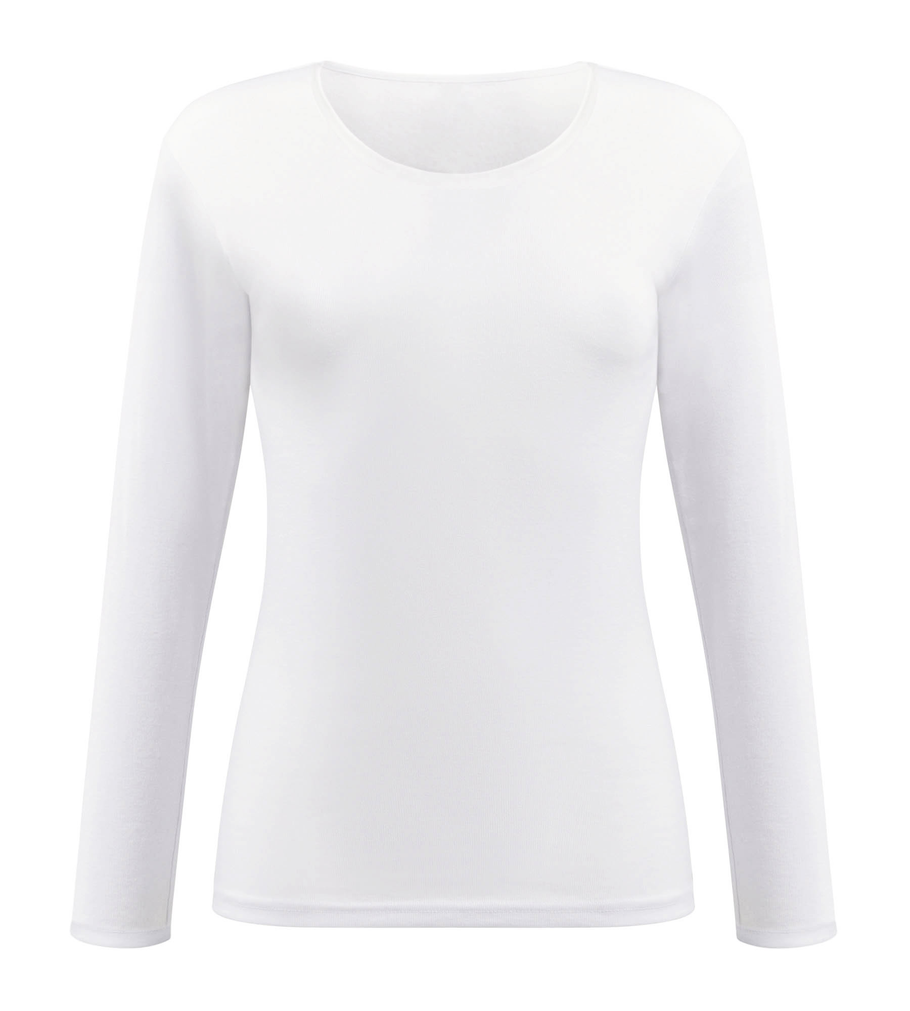 Long-sleeved t-shirt in white Thermal Tech, , PLAYTEX