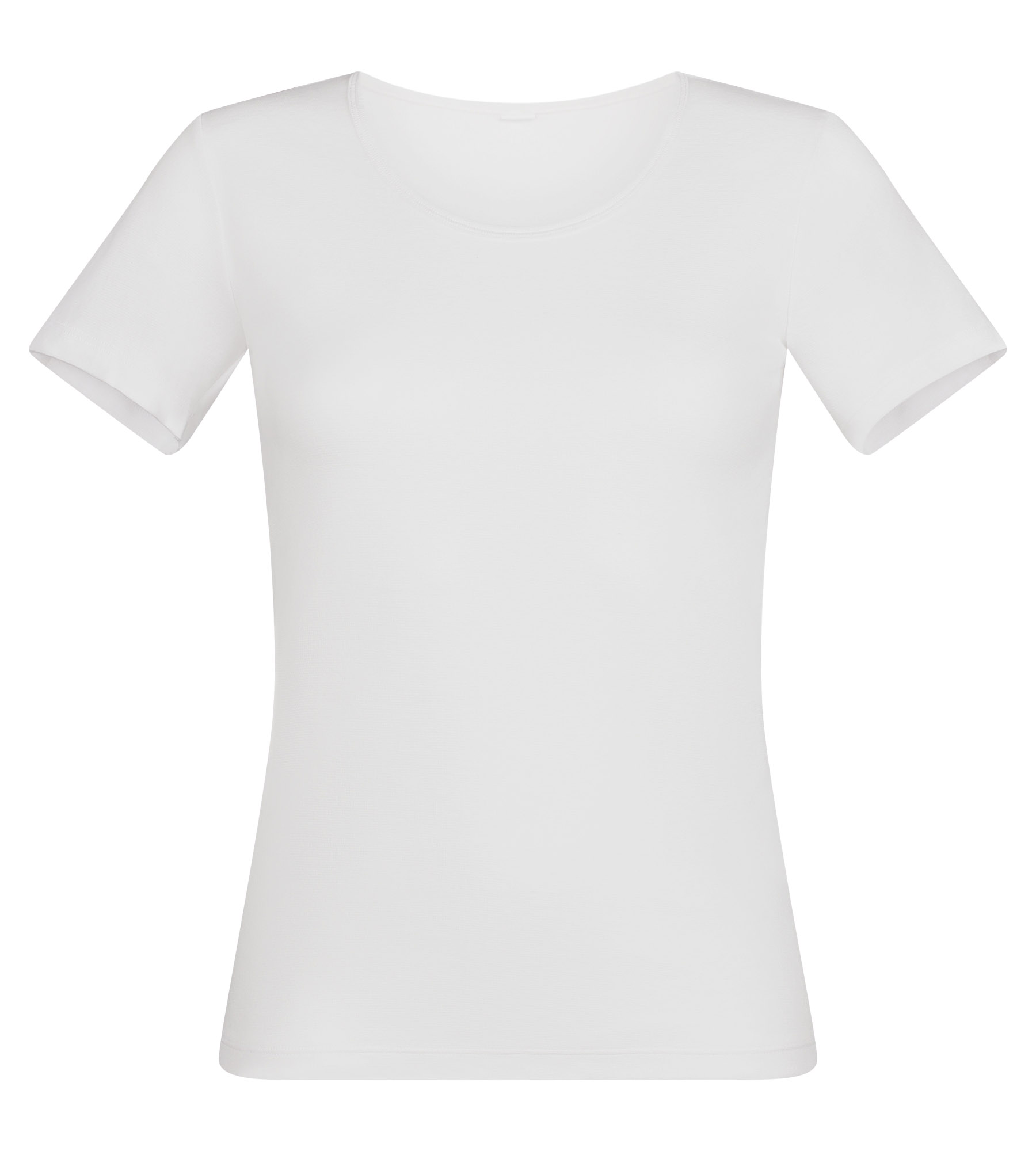 Short-sleeved t-shirt in white Cotton Liberty, , PLAYTEX