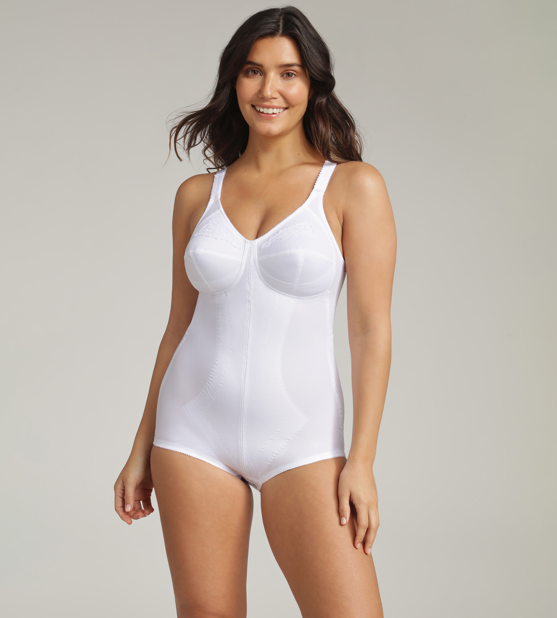 All-in-one Girdle in White – I Can’t Believe It’s A Girdle, , PLAYTEX