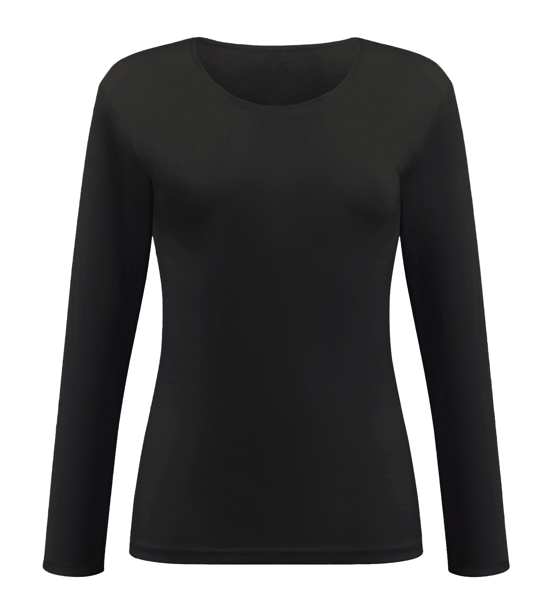 Long-sleeved t-shirt in black Thermal Tech, , PLAYTEX